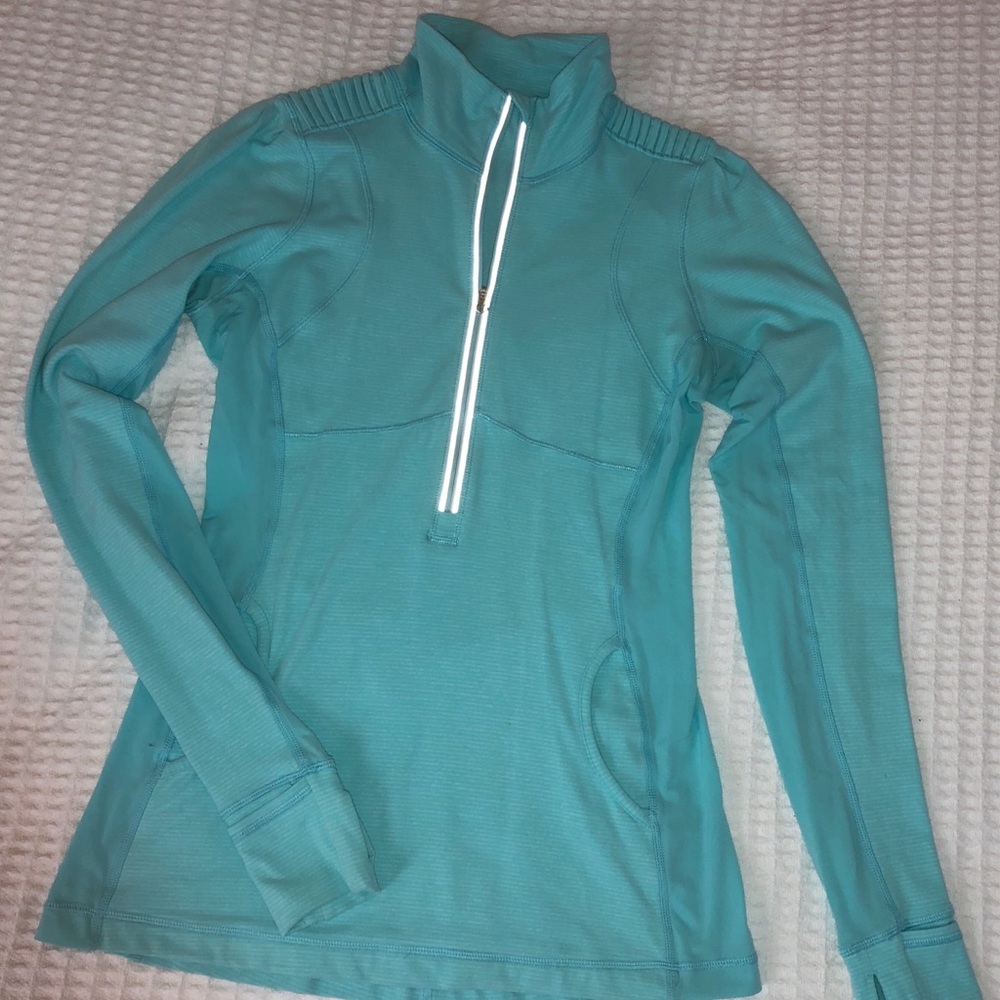 Lululemon: Seafoam Blue Halfzip